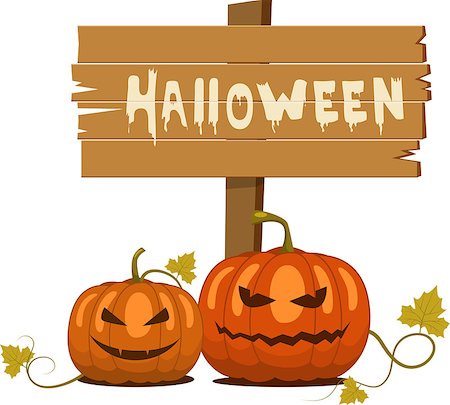 simsearch:400-07172678,k - Vector spooky halloween pumpkin Photographie de stock - Aubaine LD & Abonnement, Code: 400-07213610