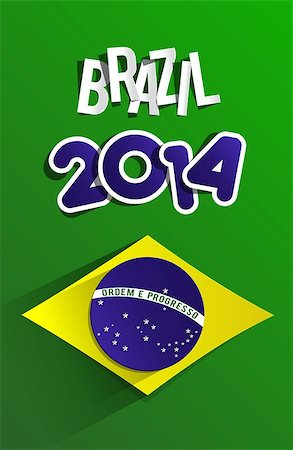 simsearch:400-07414089,k - Creative World Cup Brazil 2014 vector illustration Stock Photo - Budget Royalty-Free & Subscription, Code: 400-07213829