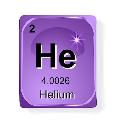 simsearch:400-05264476,k - Helium, chemical element with atomic number, symbol and weight Photographie de stock - Aubaine LD & Abonnement, Code: 400-07221611