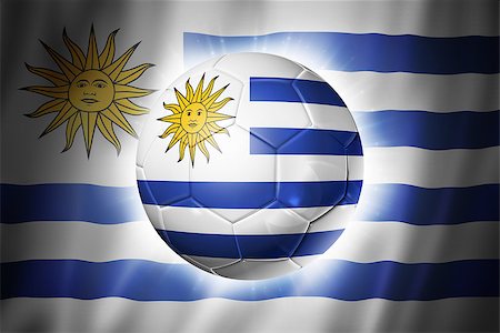 simsearch:400-06527636,k - 3D soccer ball with Uruguay team flag, world football cup Brazil 2014 Foto de stock - Royalty-Free Super Valor e Assinatura, Número: 400-07223128