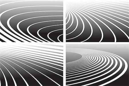simsearch:400-07052693,k - Track lines. Abstract backgrounds set. Vector art. Stock Photo - Budget Royalty-Free & Subscription, Code: 400-07223592
