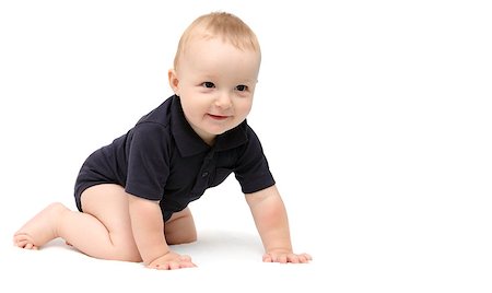 baby crawling Photographie de stock - Aubaine LD & Abonnement, Code: 400-07244481