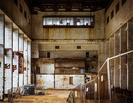 simsearch:400-05205237,k - Abandoned and derelict industrial interior Stock Photo - Budget Royalty-Free & Subscription, Code: 400-07245430