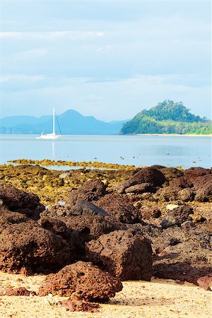 simsearch:400-08012860,k - yacht in sea at low tide, Thailand Stock Photo - Budget Royalty-Free & Subscription, Code: 400-07245917