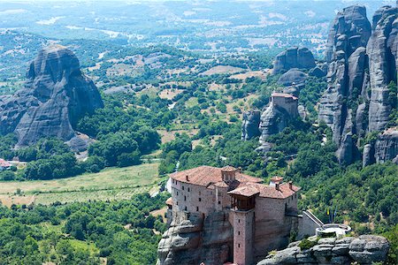 The Meteora - important rocky monasteries complex in Greece Stock Photo - Budget Royalty-Free & Subscription, Code: 400-07246100