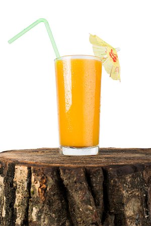 Glass with Peaches juice. Studio shot Stock Photo - Budget Royalty-Free & Subscription, Code: 400-07246415