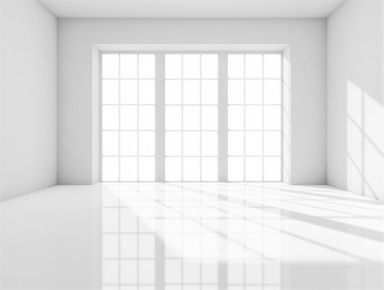 Bright light coming from a window illuminating a white room Stock Photo - Royalty-Free, Artist: dynamicfoto, Image code: 400-07247012