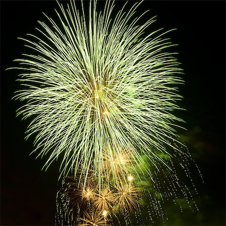 simsearch:400-06745163,k - Brightly colorful fireworks and salute of various colors in the night sky Stock Photo - Budget Royalty-Free & Subscription, Code: 400-07248885