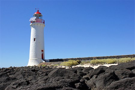 Lighthouse of Port Fairy, Australia Foto de stock - Royalty-Free Super Valor e Assinatura, Número: 400-07249015