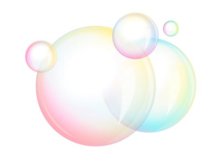 simsearch:400-07293164,k - Foam - soap bubbles & design elements isolated on white Foto de stock - Super Valor sin royalties y Suscripción, Código: 400-07249386