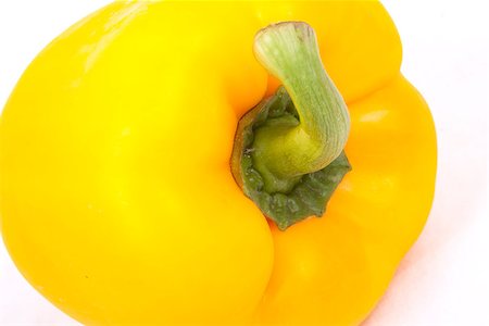 yellow peppers isolated on a white background Foto de stock - Super Valor sin royalties y Suscripción, Código: 400-07249873