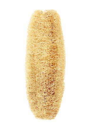 Natural Luffa Sponge On White Background Photographie de stock - Aubaine LD & Abonnement, Code: 400-07243617