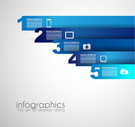 Timeline to display your data in order with Infographic elements technology icons,  graphs,world map and so on. Ideal for statistic data display. Photographie de stock - Aubaine LD & Abonnement, Code: 400-07254661