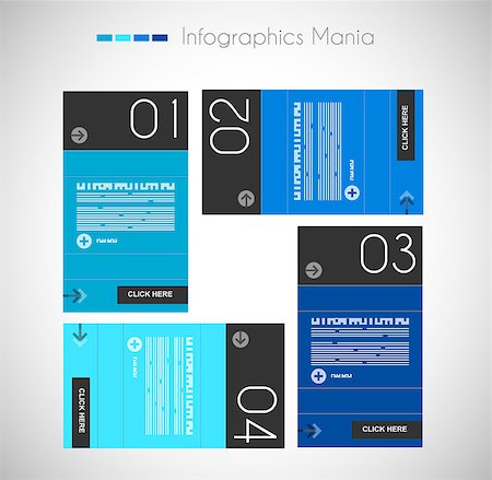 simsearch:400-07558184,k - Infographic design template with paper tags. Idea to display information, ranking and statistics with orginal and modern style. Stock Photo - Budget Royalty-Free & Subscription, Code: 400-07254673