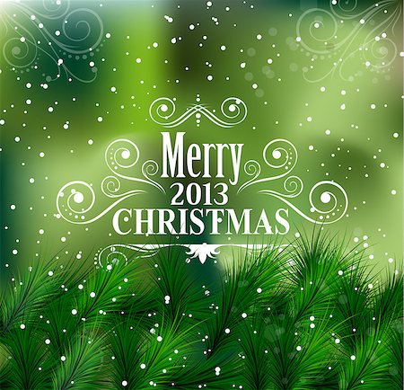 simsearch:400-08713262,k - Christmas and new year Themed frame with a lot of falling snow balls. Stock Photo - Budget Royalty-Free & Subscription, Code: 400-07254734