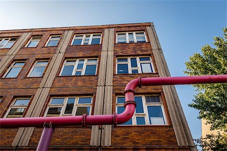 House Facade and Water Pipes in Berlin, Germany Foto de stock - Royalty-Free Super Valor e Assinatura, Número: 400-07255665