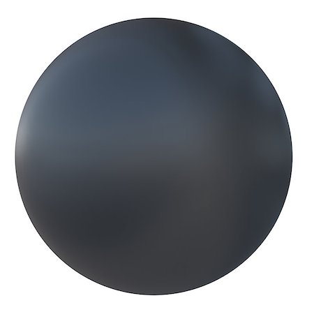 simsearch:400-05041370,k - Ball of black plastic. Isolated render on a white background Stock Photo - Budget Royalty-Free & Subscription, Code: 400-07256590