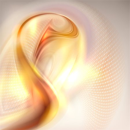 Abstract golden swirl background Stock Photo - Budget Royalty-Free & Subscription, Code: 400-07257046