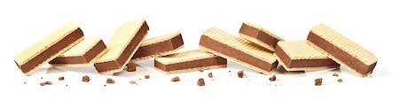 simsearch:400-04637126,k - Raw of cocoa filled cookies on white Stockbilder - Microstock & Abonnement, Bildnummer: 400-07257225