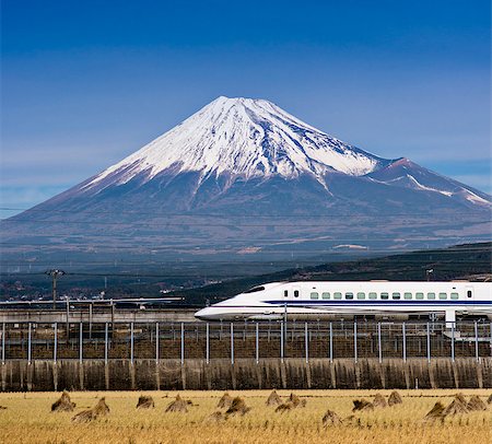 shinkansen - Mt. Fuji in Japan Stock Photo - Budget Royalty-Free & Subscription, Code: 400-07258780