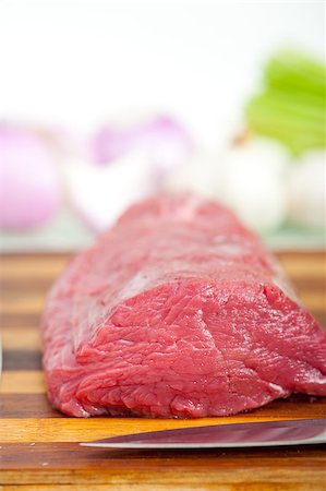 prime rib - raw beef and pork ribs with asparagus and herbs ready to cook Stock Photo - Budget Royalty-Free & Subscription, Code: 400-07259488