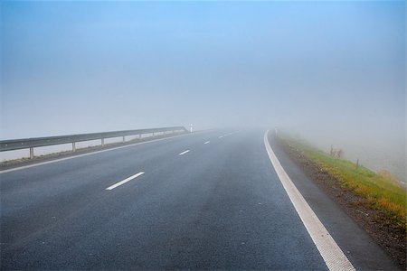 simsearch:400-08035898,k - rural autumn road going in to the fog Stock Photo - Budget Royalty-Free & Subscription, Code: 400-07259569