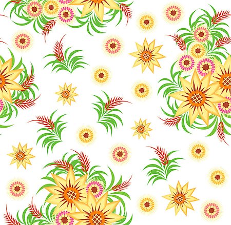 simsearch:400-07933409,k - Illustration of abstract floral background isolated Photographie de stock - Aubaine LD & Abonnement, Code: 400-07250047