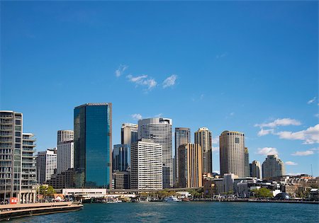 circular quay and skyline in central sydney australia Stockbilder - Microstock & Abonnement, Bildnummer: 400-07251132