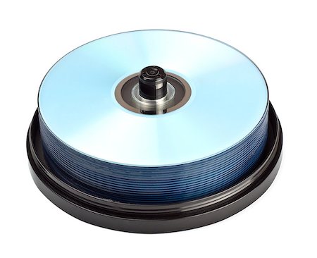 simsearch:695-05768053,k - stack of dvd recordables isolated on white Photographie de stock - Aubaine LD & Abonnement, Code: 400-07251269