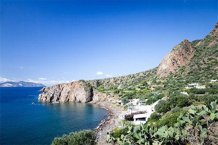 An image of the active volcano islands at Lipari Italy Stock Photo - Budget Royalty-Free & Subscription, Code: 400-07251315