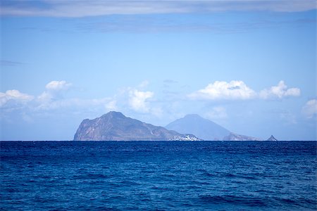 An image of the active volcano islands at Lipari Italy Stock Photo - Budget Royalty-Free & Subscription, Code: 400-07251318