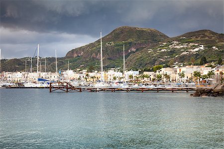 An image of the active volcano islands at Lipari Italy Stock Photo - Budget Royalty-Free & Subscription, Code: 400-07251312