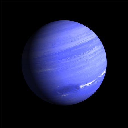 simsearch:400-06766471,k - A rendering of the Gas Planet neptune on a clean black background. Stock Photo - Budget Royalty-Free & Subscription, Code: 400-07252535