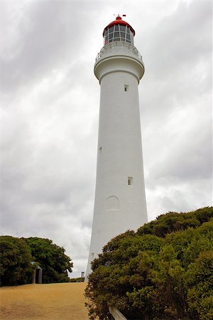 Lighthouse at Split Point, Aireys Inlet, Great Ocean Road, Victoria, Australia Stock Photo - Budget Royalty-Free & Subscription, Code: 400-07252765