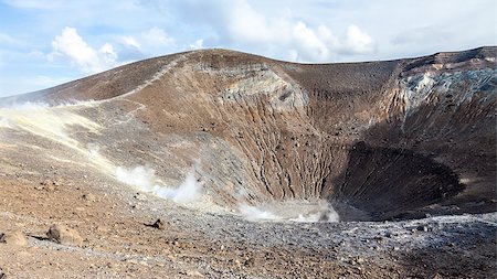 An image of the active volcano islands at Lipari Italy Stock Photo - Budget Royalty-Free & Subscription, Code: 400-07252855