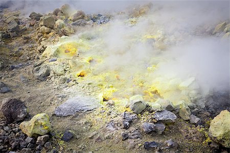 An image of the active volcano islands at Lipari Italy Stock Photo - Budget Royalty-Free & Subscription, Code: 400-07252860