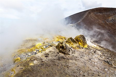 stromboli island - An image of the active volcano islands at Lipari Italy Photographie de stock - Aubaine LD & Abonnement, Code: 400-07252861