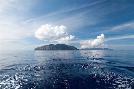 An image of the active volcano islands at Lipari Italy Stock Photo - Budget Royalty-Free & Subscription, Code: 400-07252877