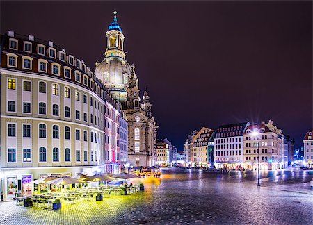 simsearch:400-07415050,k - Dresden, Germany at Neumarkt Square. Photographie de stock - Aubaine LD & Abonnement, Code: 400-07253939