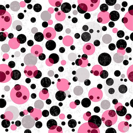 simsearch:400-07053213,k - Seamless white grungy pattern with colorful  translucent balls (vector eps 10) Stock Photo - Budget Royalty-Free & Subscription, Code: 400-07266139