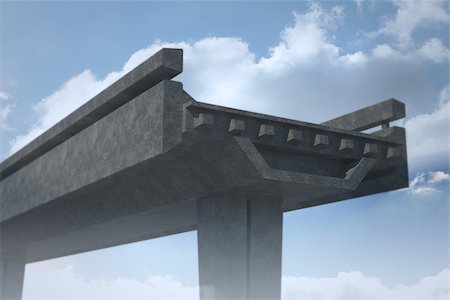 Unfinished bridge Stock Photo - Budget Royalty-Free & Subscription, Code: 400-07269195