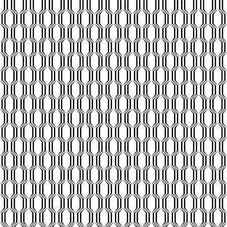 diamonds on black background - Design seamless monochrome lattice pattern. Vector art Stock Photo - Budget Royalty-Free & Subscription, Code: 400-07260041