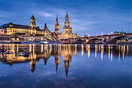 Dresden, Germany above the Elbe River. Stock Photo - Budget Royalty-Free & Subscription, Code: 400-07261389