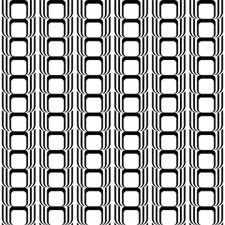 simsearch:400-07518662,k - Design seamless black and white vertical geometric pattern. Vector art Fotografie stock - Microstock e Abbonamento, Codice: 400-07261595