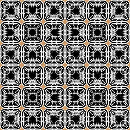 Design seamless uncolored geometric background. Vector art Stock Photo - Budget Royalty-Free & Subscription, Code: 400-07261645