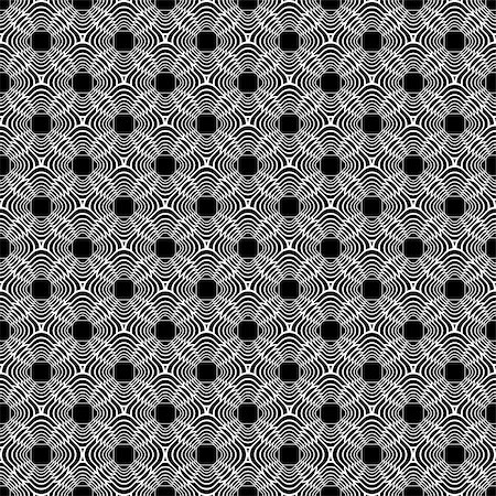 Design seamless monochrome diamond background. Vector art Stock Photo - Budget Royalty-Free & Subscription, Code: 400-07261646