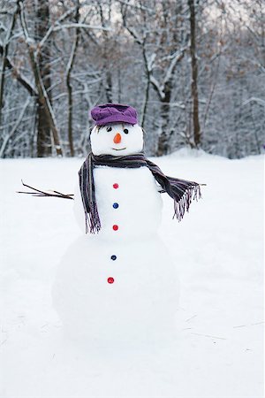 simsearch:400-05681859,k - snow man standing close up Stock Photo - Budget Royalty-Free & Subscription, Code: 400-07261755