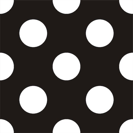 simsearch:400-07428310,k - Seamless vector dark pattern with big white polka dots on black background. For desktop wallpaper, website backgrounds, arts and scrapbooks. Stock Photo - Budget Royalty-Free & Subscription, Code: 400-07261988