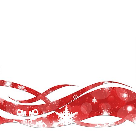 simsearch:400-08713262,k - Christmas decoration. Abstract snowflakes stream. red background Stock Photo - Budget Royalty-Free & Subscription, Code: 400-07262046