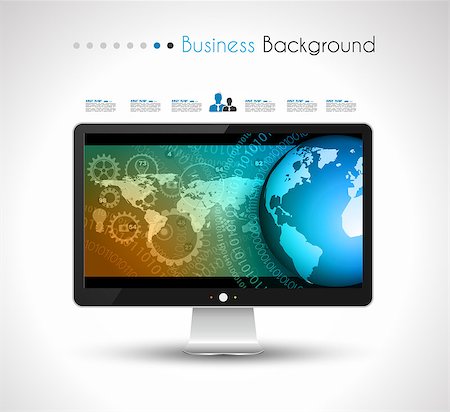 simsearch:400-07254124,k - UI Flat Design Elements for Web, Infographics, Data display, Blogs and   Business presentations. Foto de stock - Super Valor sin royalties y Suscripción, Código: 400-07262742